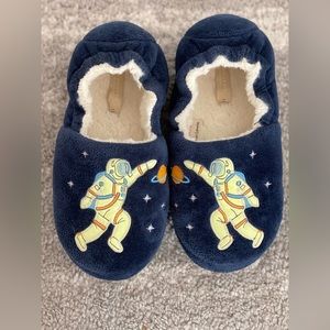 Kids astronaut space cozy hard sole slippers